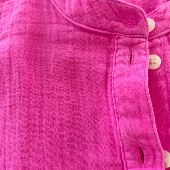 Pink Doible Gauze Gap Dress Small/Petite- NWT - Picture 3 of 4